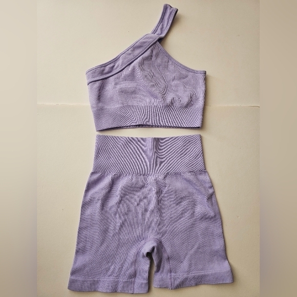 Pants - Lavender 3pcs Workout Set